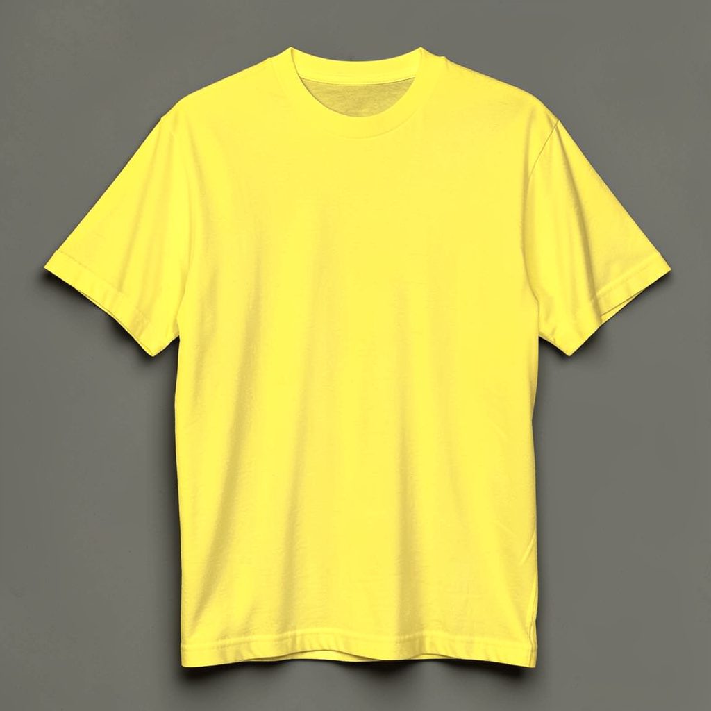 An oversized white t-shirt folded flat against a plain background, shown in soft neutral tones with a relaxed, everyday mood